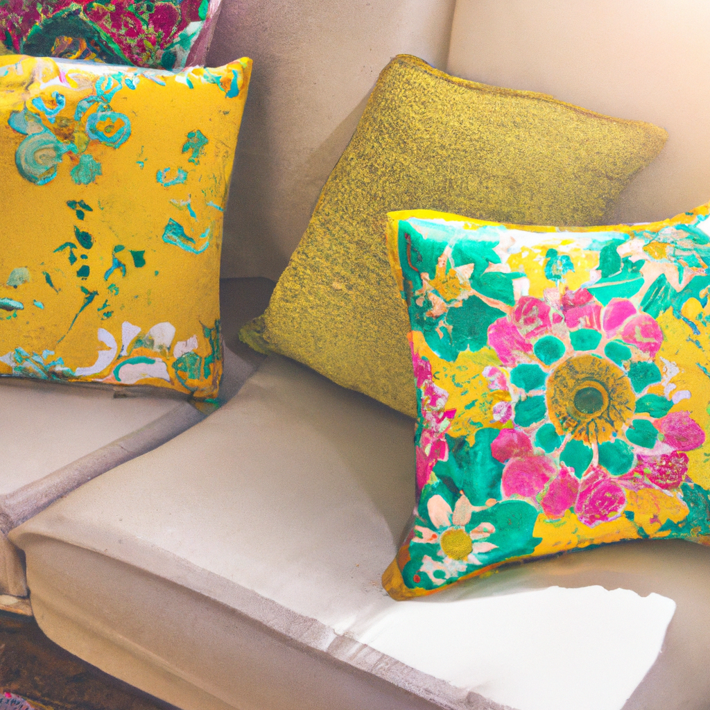 DIY Floral Pillow Covers: Transforming Your Living Room with Prints