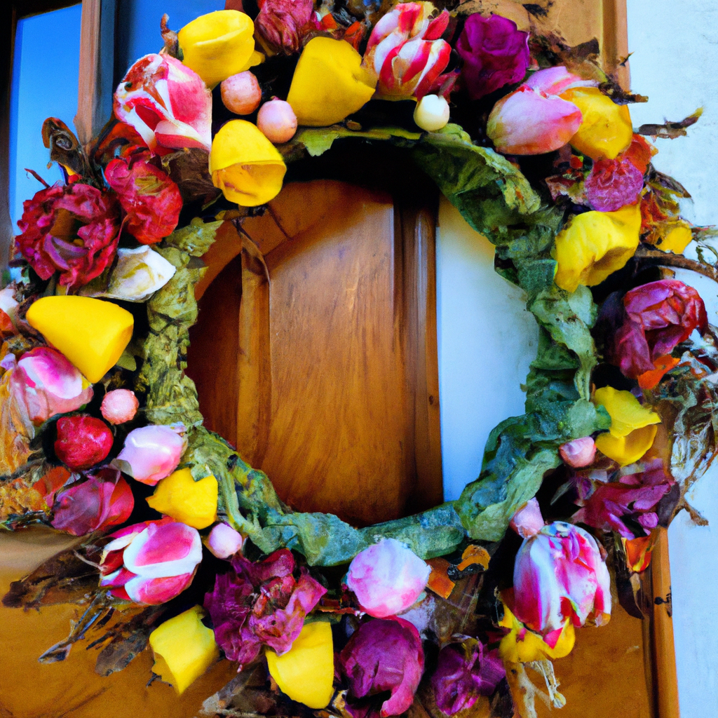 DIY Floral Wreaths: Elevate Your Front Door’s Aesthetic