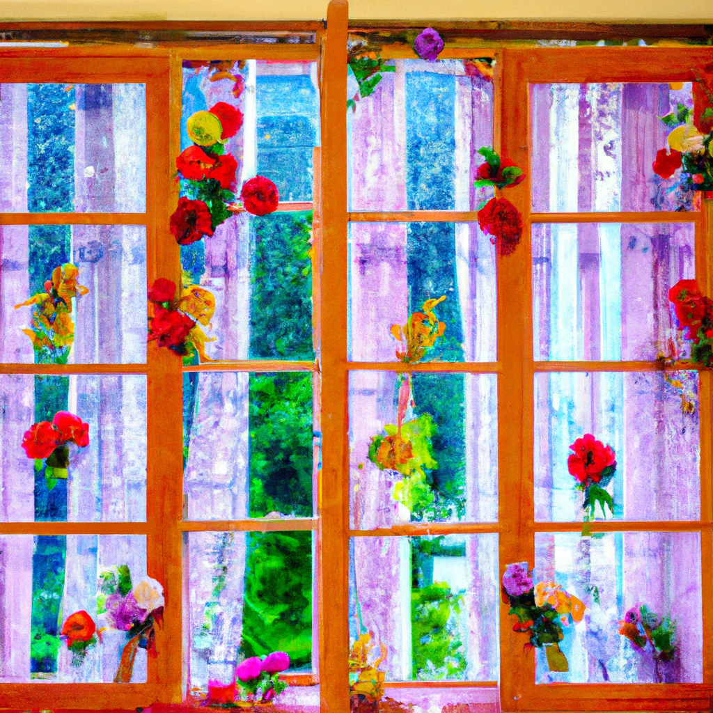 Dress Up Your Windows with DIY Floral Curtains: A Step-by-Step Tutorial