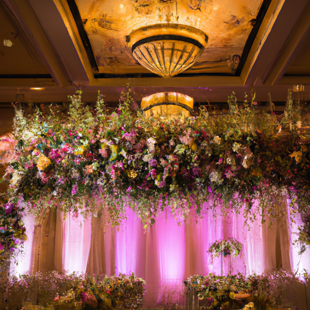 Making a Statement: Oversized Wedding Flower Installations for a Jaw-Dropping Effect